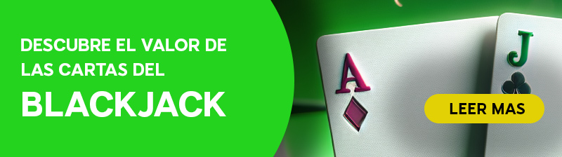 valor de las cartas del blackjack