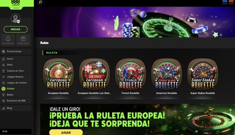 mejores ruletas online