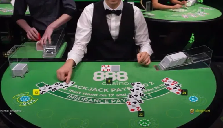 blackjack en vivo